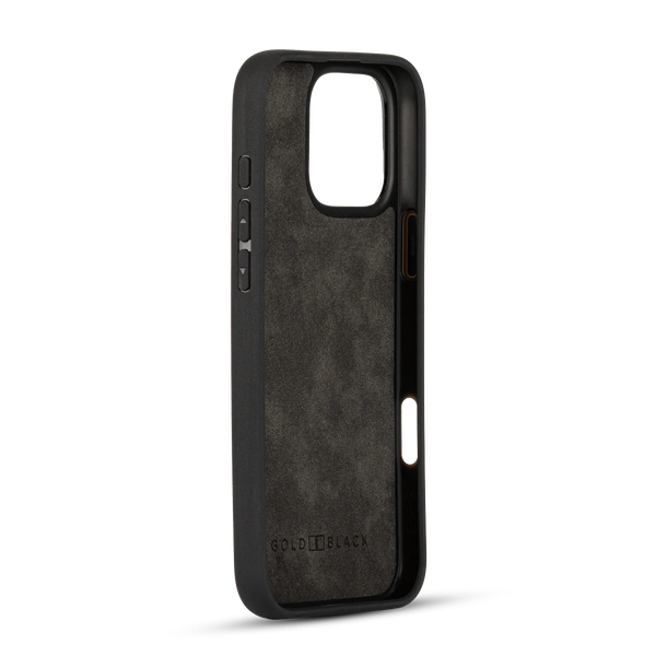 iPhone 16 Pro Leather Case Luxe Navy Blue