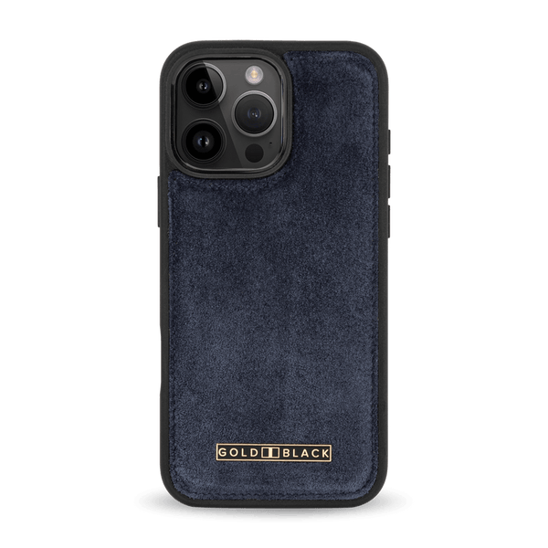 iPhone 16 Pro Leather Case Luxe Navy Blue