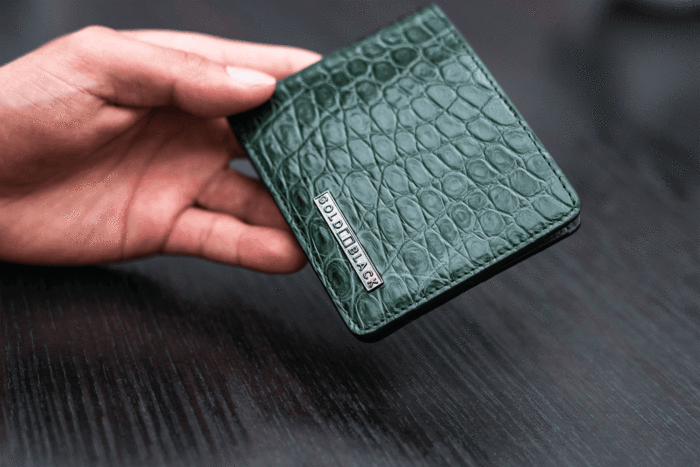 GM WALLET CROCODILE GREEN