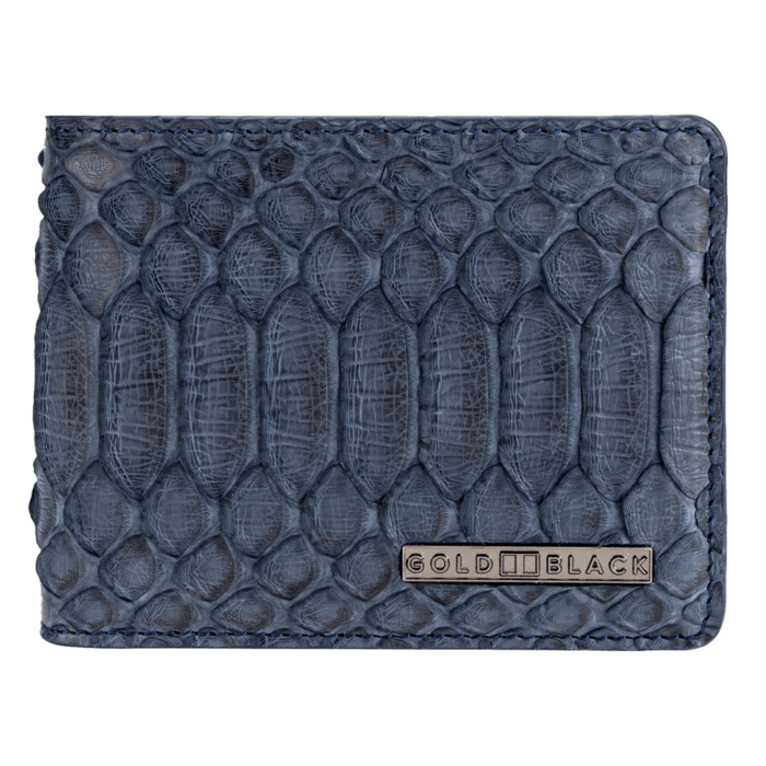 GM WALLET PYTHON NAVY BLUE